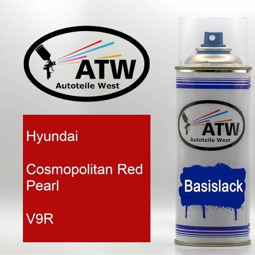Hyundai, Cosmopolitan Red Pearl, V9R: 400ml Sprühdose, von ATW Autoteile West.